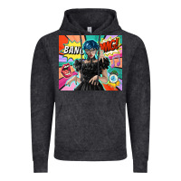 Vintage Black pop art gothic girl Vintage Hoodie - TumblerDesignByShophia