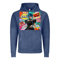 Vintage Denim pop art gothic girl Vintage Hoodie - TumblerDesignByShophia