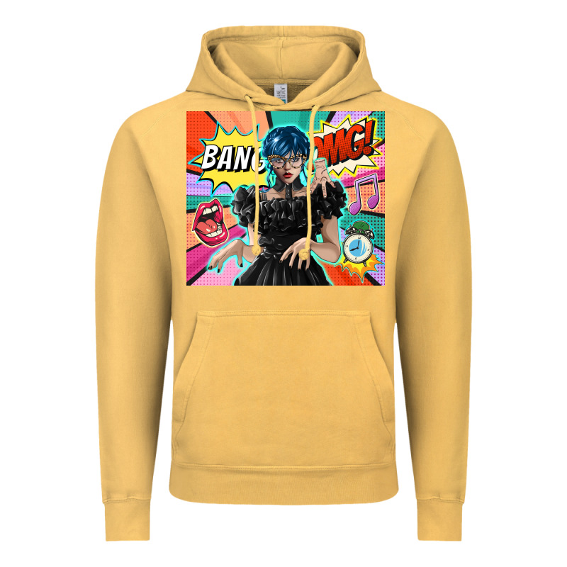 Pop Art Gothic Girl Vintage Hoodie by TumblerDesignByShophia | Teevron