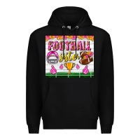 Black football sister tumbler Premium Hoodie - BundleAndBundleShop