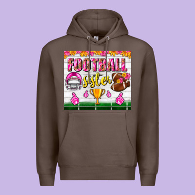 Football Sister Tumbler Premium Hoodie Designed By Bundleandbundleshop
