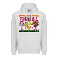 Dove Grey football sister tumbler Premium Hoodie - BundleAndBundleShop