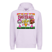 Lilac football sister tumbler Premium Hoodie - BundleAndBundleShop