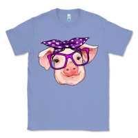 Colony Blue pig with bandana Classic Tee - RanaPortraitStore
