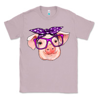 Lilac pig with bandana Classic Tee - RanaPortraitStore