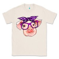 Natural pig with bandana Classic Tee - RanaPortraitStore