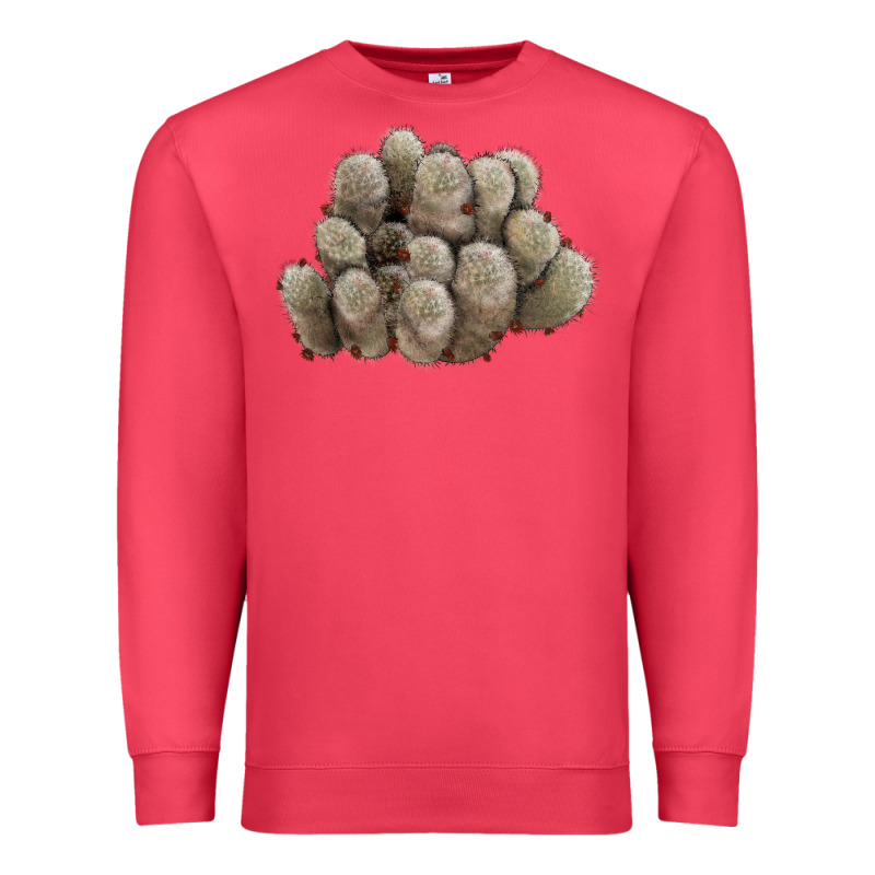 Brown Flowered Cactus Premium Sweatshirt by LillyAllenDesigns | Teevron