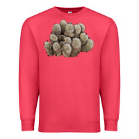 Cardinal brown flowered cactus Premium Sweatshirt - LillyAllenDesigns