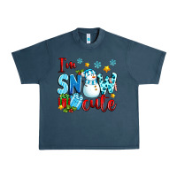 Midnight Navy i'm snow cute Urban Heavy Tee - texasbilliewilder