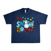 Navy i'm snow cute Urban Heavy Tee - texasbilliewilder