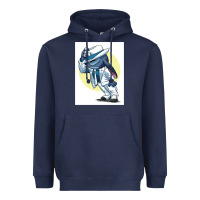 Navy michael jackson 5 Heavyweight Hoodie - lanVoArt