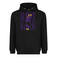 Black Justin Jefferson -Griddy Gang Heavyweight Hoodie - lanVoArt