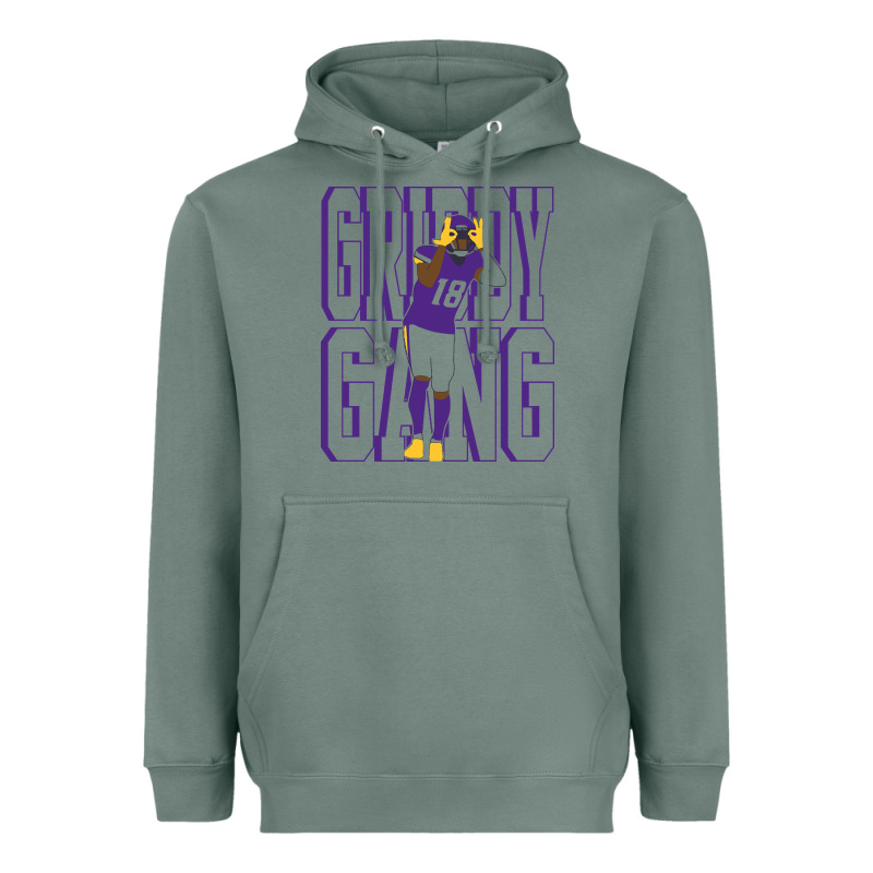 Justin Jefferson -griddy Gang Heavyweight Hoodie by lanVoArt | Teevron