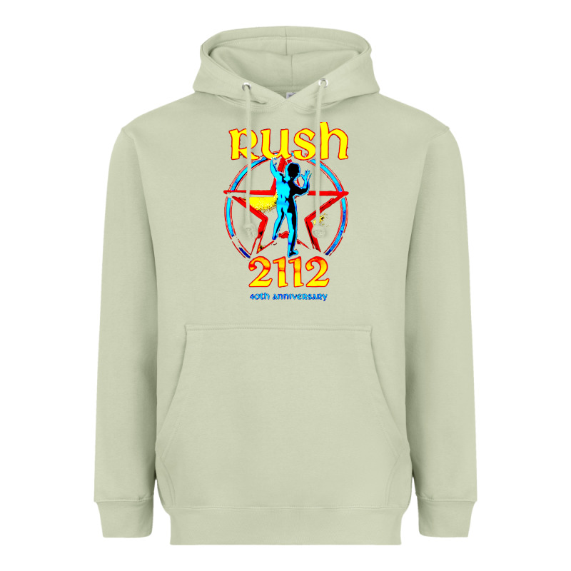 Rush Blue Starman 2112  40th Anniversary Heavyweight Hoodie by lanVoArt | Teevron