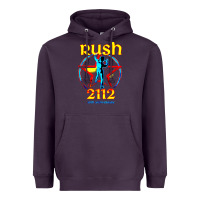 Plum rush blue starman 2112  40th anniversary Heavyweight Hoodie - lanVoArt