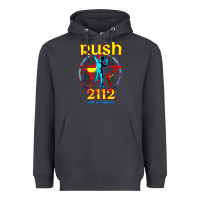 Smoke rush blue starman 2112  40th anniversary Heavyweight Hoodie - lanVoArt