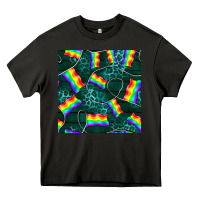 Asphalt Pride lgbtq flags with leopard seamless pattern Heavy Core Tee - BundleAndBundleShop