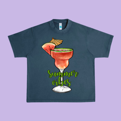Summer Vibes Urban Heavy Tee Designed By Jahusdesignshop