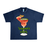 Navy summer vibes Urban Heavy Tee - JahusDesignShop