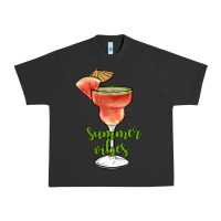Pigment Black summer vibes Urban Heavy Tee - JahusDesignShop