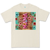 Bone floral mama Premium Tee - LillyAllenDesigns