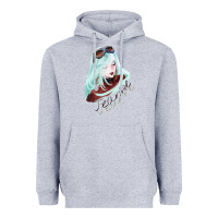 Heather Grey Vintage Retro Action Bayonetta Adventure Game Birthday Gift Heavyweight Hoodie - lanVoArt