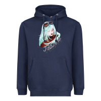 Navy Vintage Retro Action Bayonetta Adventure Game Birthday Gift Heavyweight Hoodie - lanVoArt