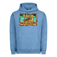 Pigment Pebble Blue taco tribe western background Urban Hoodie - BarkalooDesign