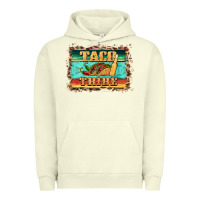 Pigment Pistachio taco tribe western background Urban Hoodie - BarkalooDesign