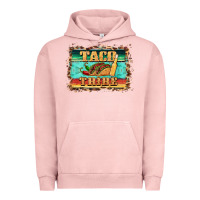 Pigment Salmon taco tribe western background Urban Hoodie - BarkalooDesign