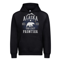 Black Alaska The Last Frontier Urban Hoodie - lanVoArt