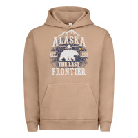 Pigment Burro Alaska The Last Frontier Urban Hoodie - lanVoArt