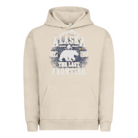Pigment French Oak Alaska The Last Frontier Urban Hoodie - lanVoArt
