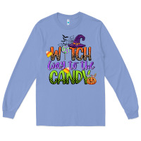 Colony Blue witch way to the candy Long Sleeve Tee - CowGirlArtShop
