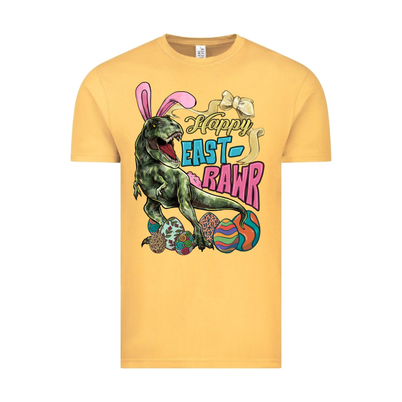 Happy Easter Day T-rex Vintage Tee by NancyCooperArtShop | Teevron