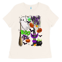 Bone cute ghost Ladies Tee - LillyAllenDesigns