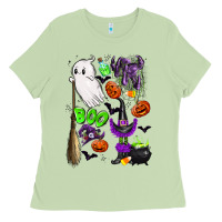 Matcha cute ghost Ladies Tee - LillyAllenDesigns