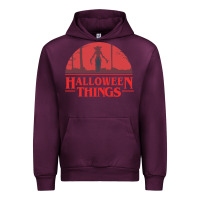 Mauve Wine Halloween Things Strange Halloween Urban Hoodie - lanVoArt