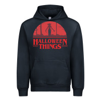 Navy Halloween Things Strange Halloween Urban Hoodie - lanVoArt
