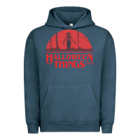 Pigment Midnight Navy Halloween Things Strange Halloween Urban Hoodie - lanVoArt