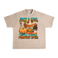 French Oak Just a girl who loves pumpkin spice Urban Heavy Tee - NancyCooperArtShop
