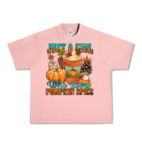 Salmon Just a girl who loves pumpkin spice Urban Heavy Tee - NancyCooperArtShop