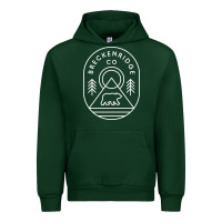 Forest Green Breckenridge Colorado Bear Mountains Trees Hiking Urban Hoodie - lanVoArt