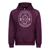 Mauve Wine Breckenridge Colorado Bear Mountains Trees Hiking Urban Hoodie - lanVoArt