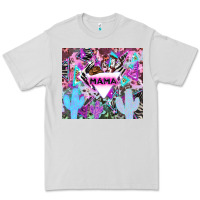 Dove Grey mama cowboy western animal pattern neon Premium Tee - LillyAllenDesigns
