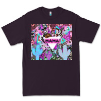 Plum mama cowboy western animal pattern neon Premium Tee - LillyAllenDesigns