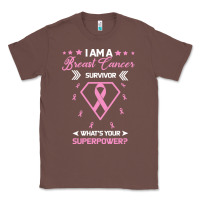 Chestnut I am a Breast Cancer Survivor What is Your Superpower Classic Tee - Bettercallsaul