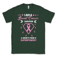 Sports Green I am a Breast Cancer Survivor What is Your Superpower Classic Tee - Bettercallsaul
