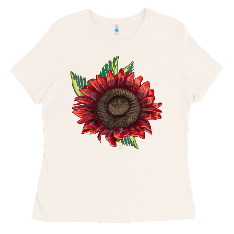 Procut Red Sunflower Ladies Tee by LillyAllenDesigns | Teevron