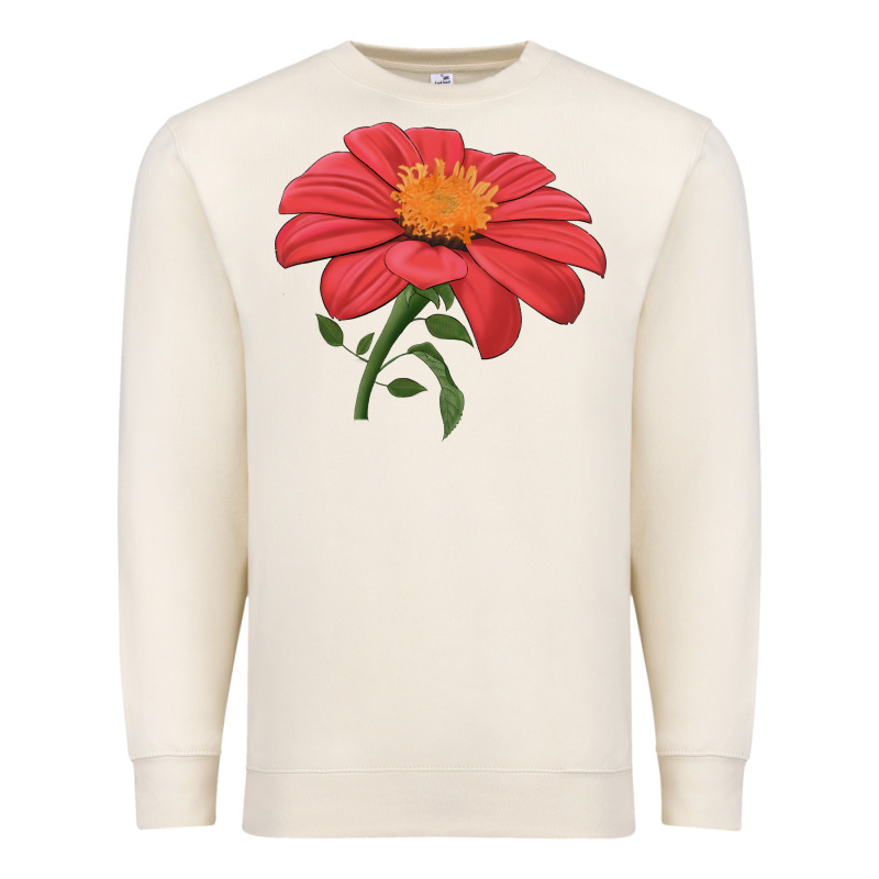 Del Sol Sunflower Premium Sweatshirt by LillyAllenDesigns | Teevron